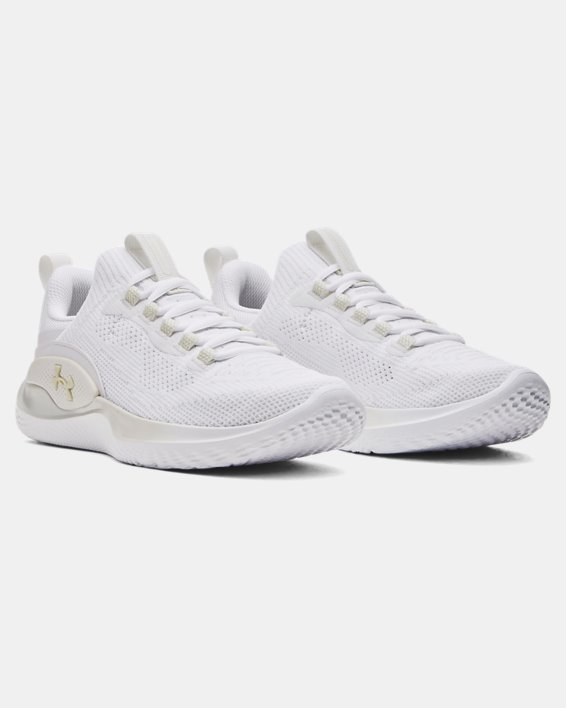 Women's UA Flow Dynamic Training Shoes in White image number 3